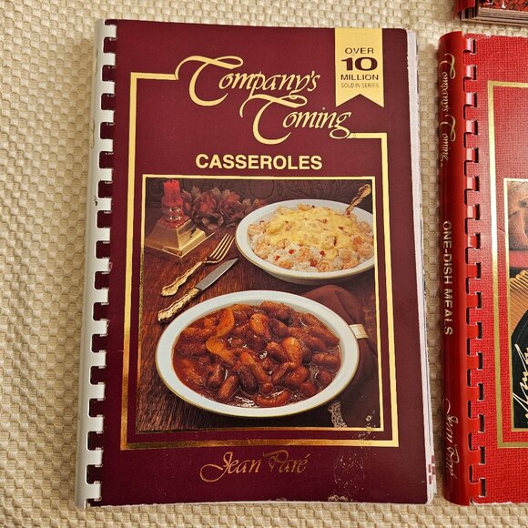 Jean Pare - Company's Coming - Set of 6 Vintage Cookbooks - Plastic Combs - Picture 4 of 14